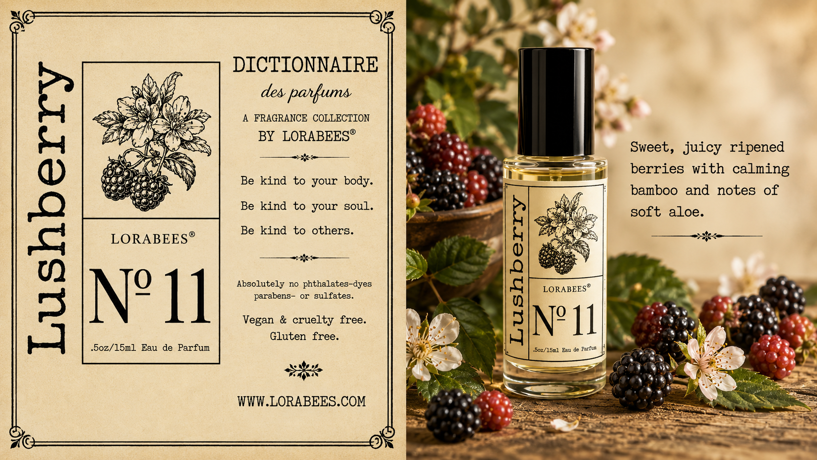 Lorabees Dictionnaire Des Parfum Roll On Oil Perfume