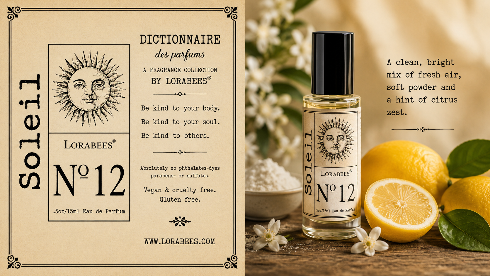 Lorabees Dictionnaire Des Parfum Roll On Oil Perfume