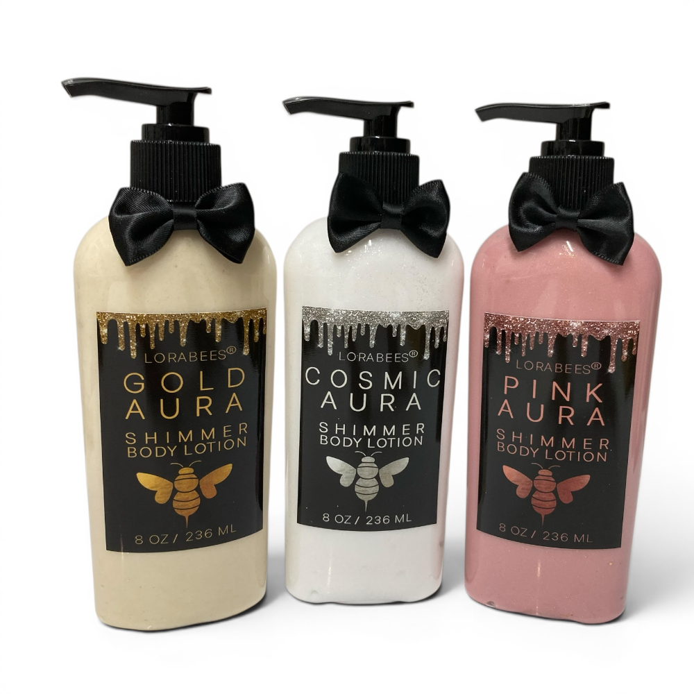 Aura Shimmer Goat Milk Lotions 