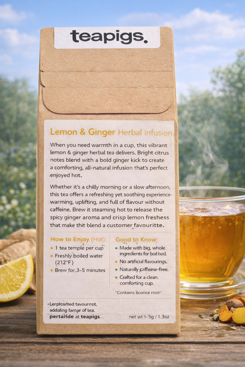 Lemon & Ginger Tea