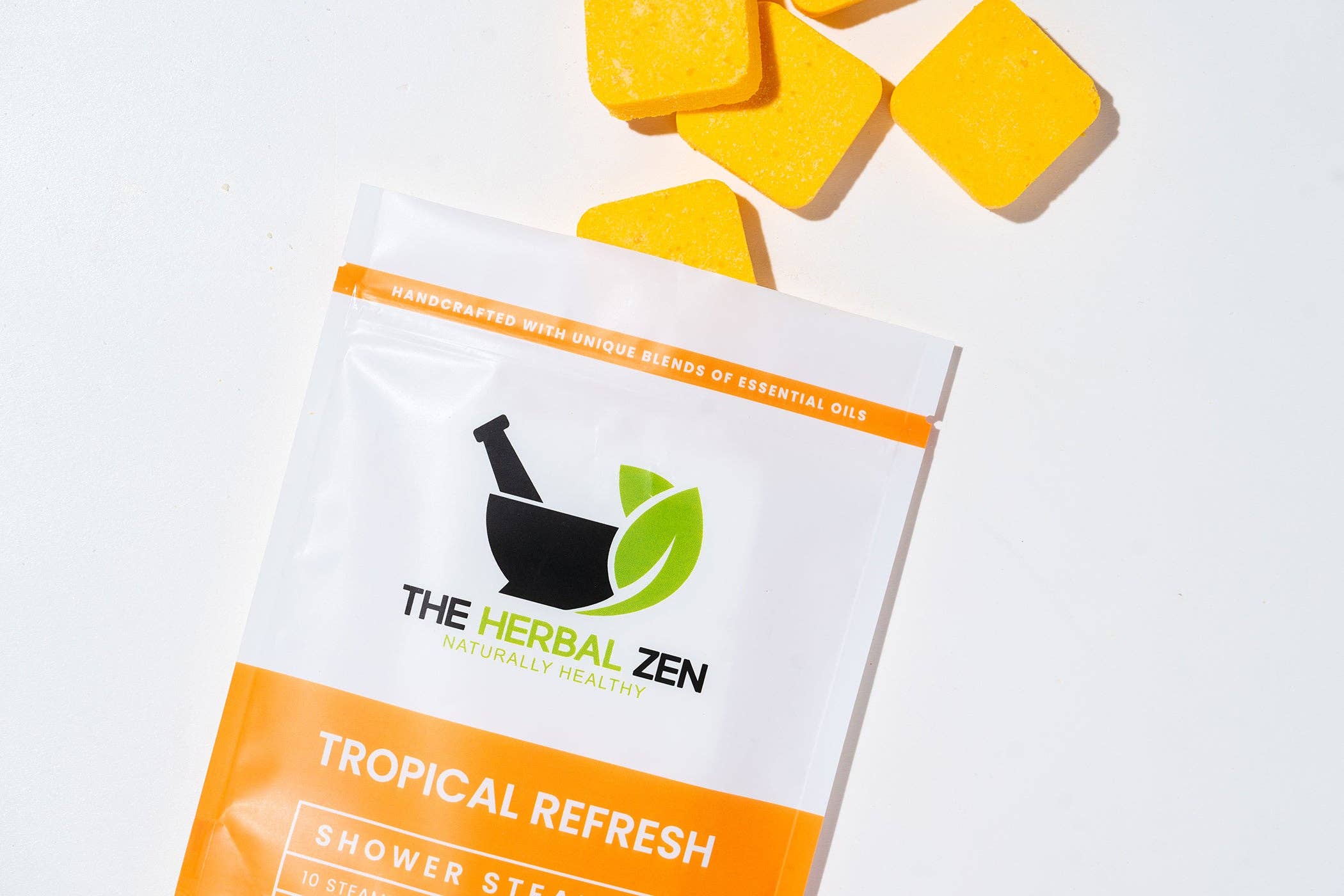 Tropical Refresh Shower Steamers – Uplifting Citrus Blend