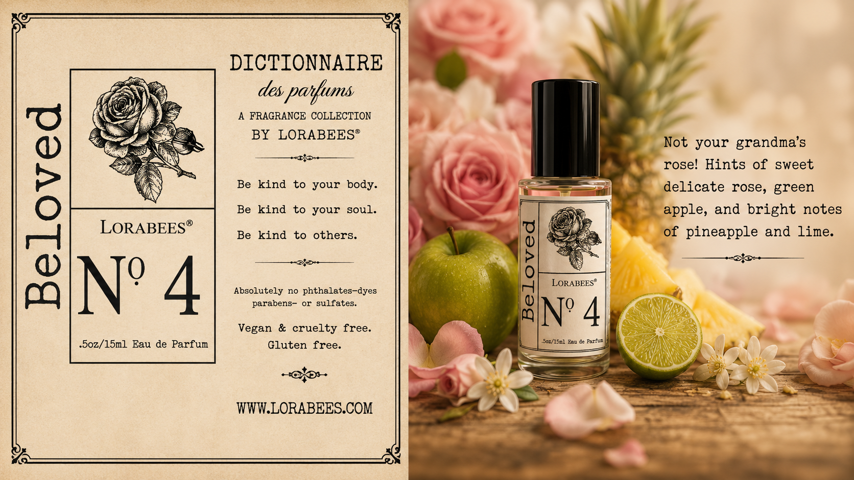 Lorabees Dictionnaire Des Parfum Roll On Oil Perfume