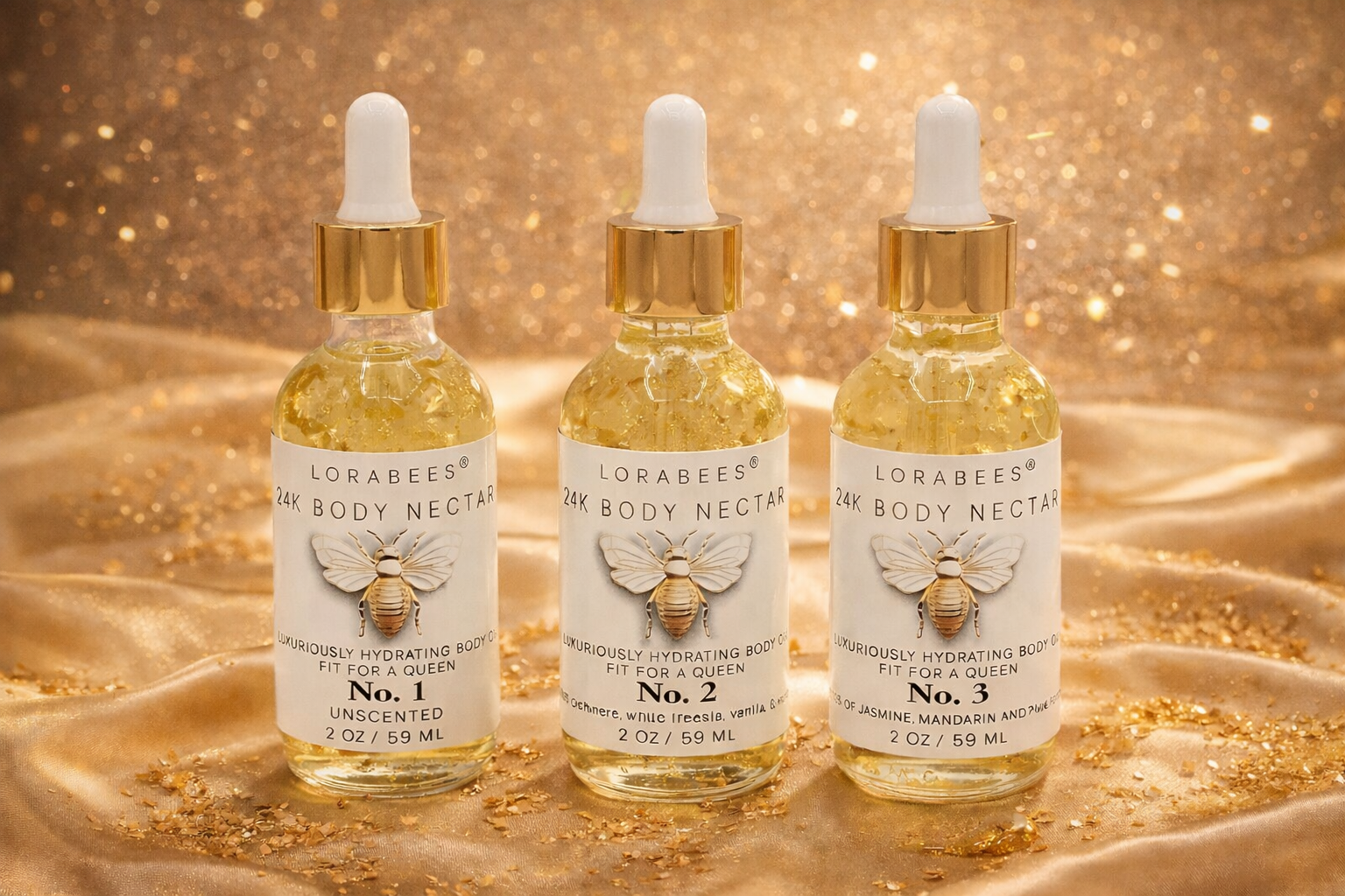 24K BODY NECTAR: No.3 Jasmine + Mandarin + Pink Pepper