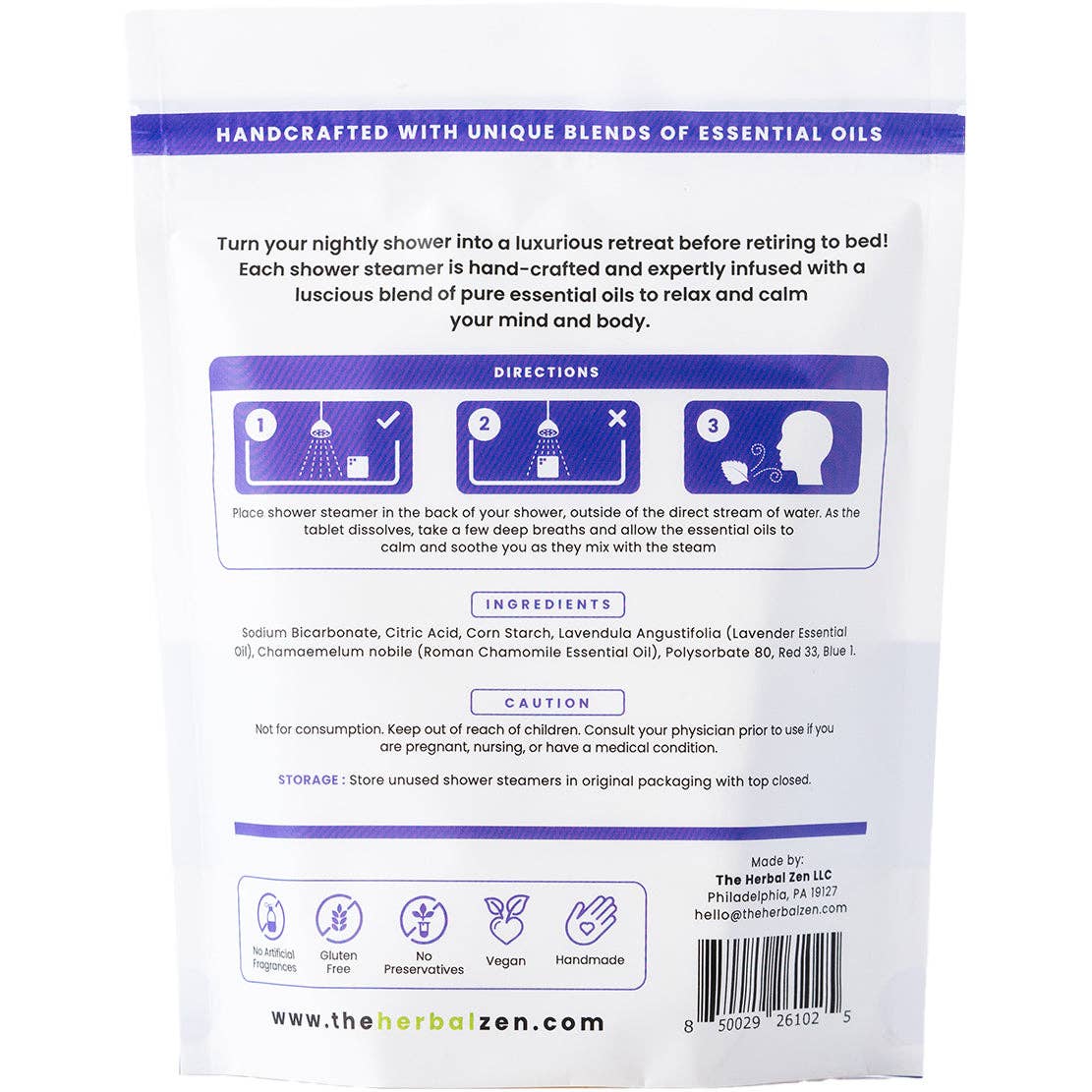 Sleepytime Shower Steamers – Lavender Relaxation Ritual