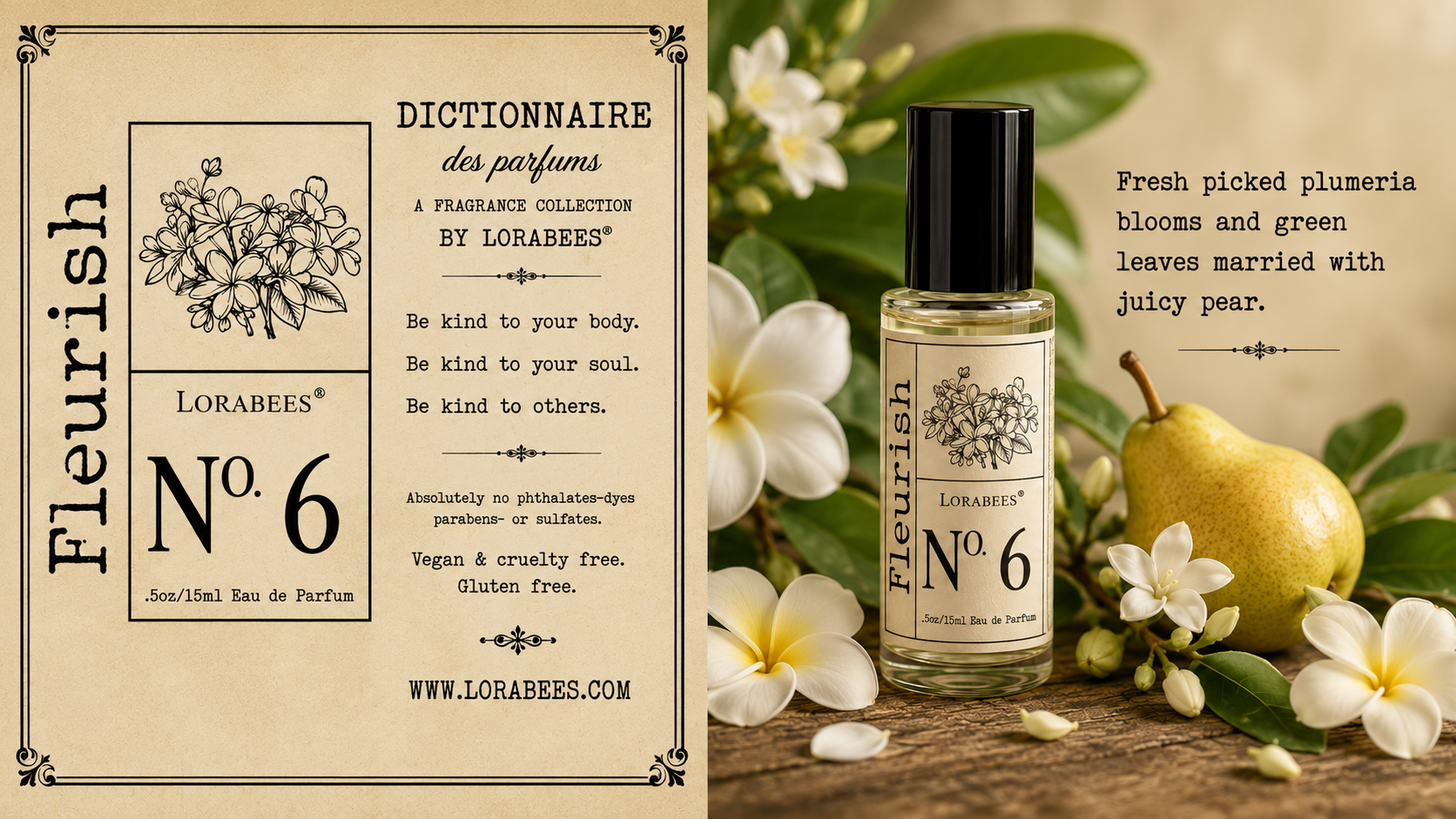 Lorabees Dictionnaire Des Parfum Roll On Oil Perfume