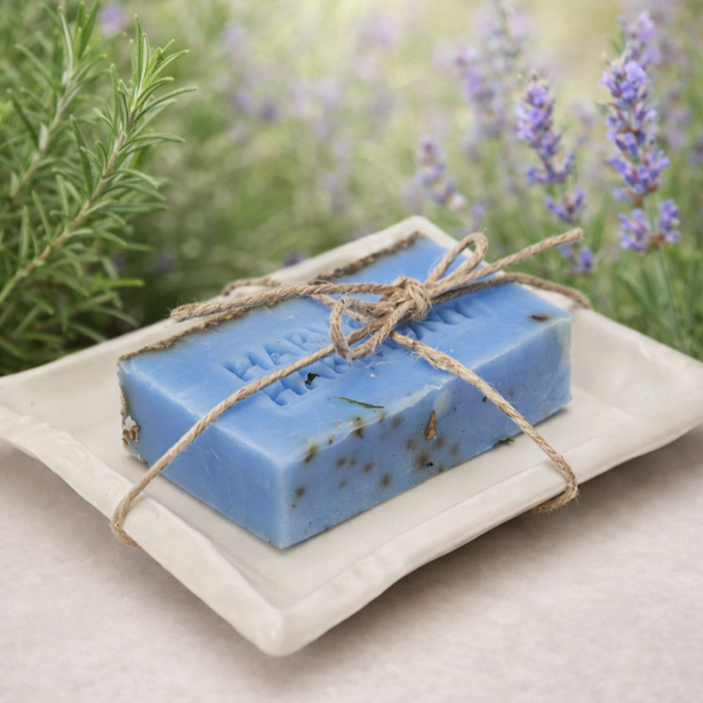 Harvest + Harmony Lavender + Rosemary Goat Milk Soap w/ Dish