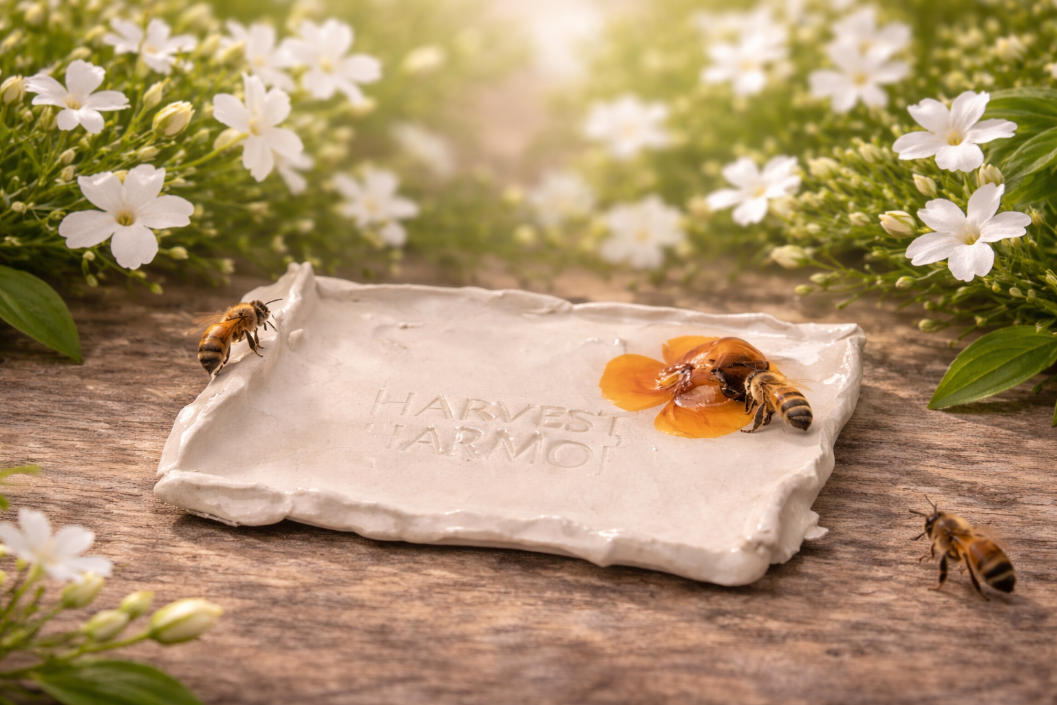 Harvest + Harmony Jasmine Goat Milk Soap With Dish