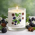 Blackberry Anise - Medium Glass - Just Bee Candle