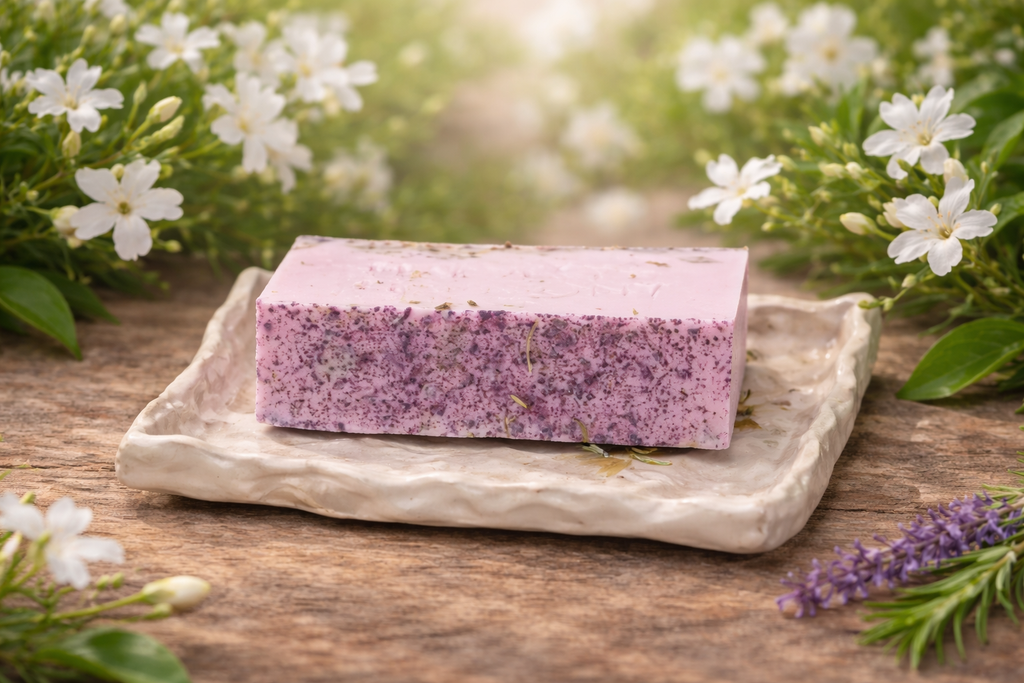 Harvest + Harmony Jasmine Goat Milk Soap With Dish