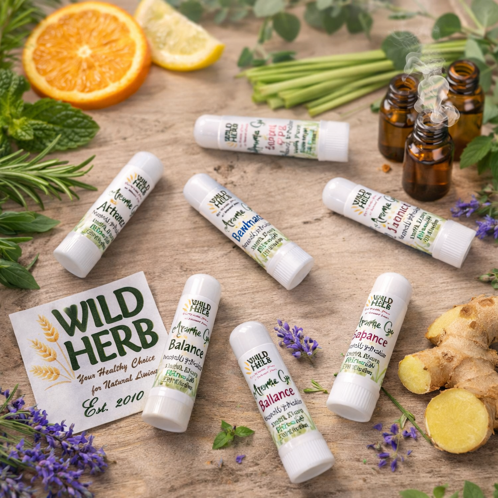 Aromatherapy Nasal Inhalers Pure Essential Oils Undiluted