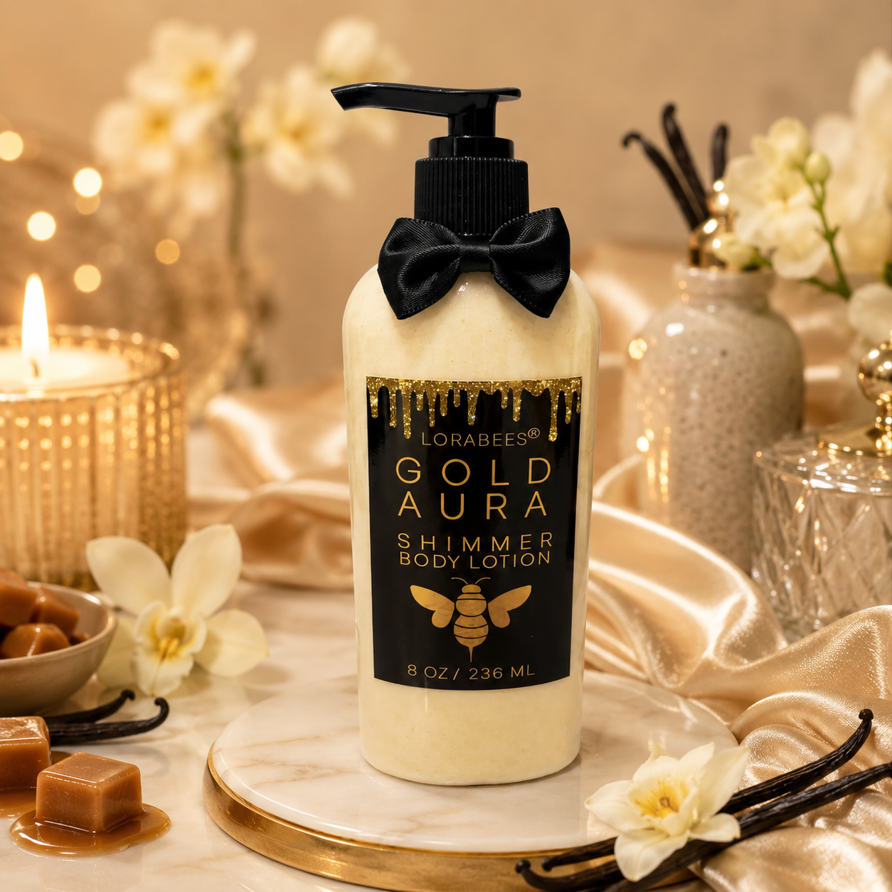 Aura Shimmer Goat Milk Lotions 