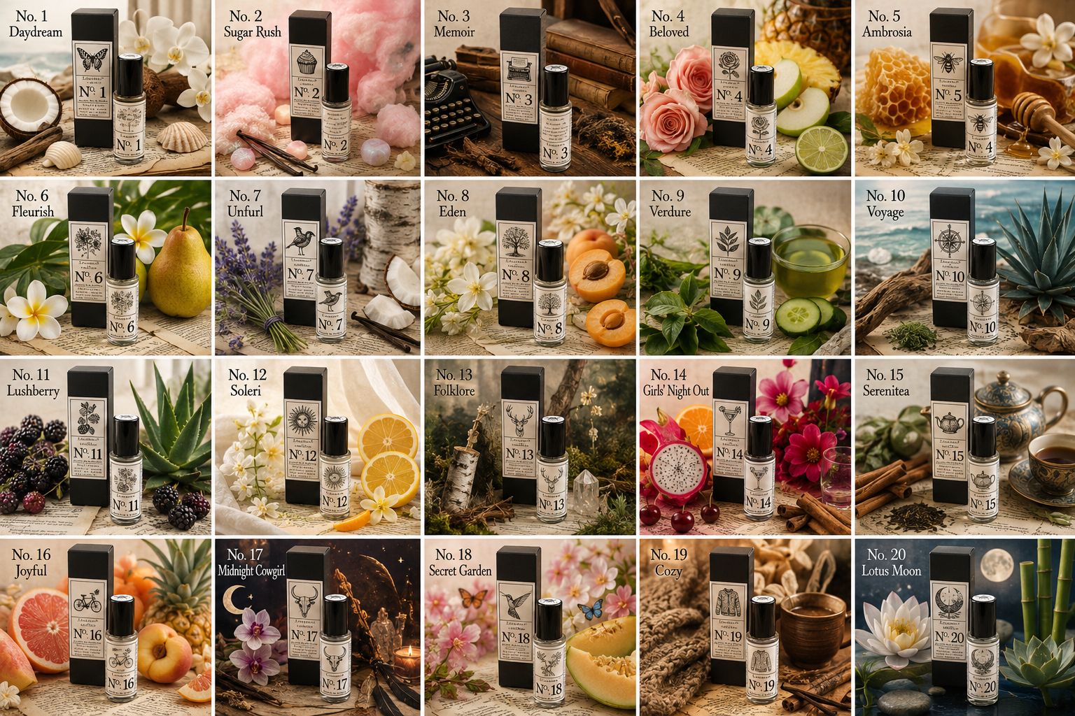 Lorabees Dictionnaire Des Parfum Roll On Oil Perfume