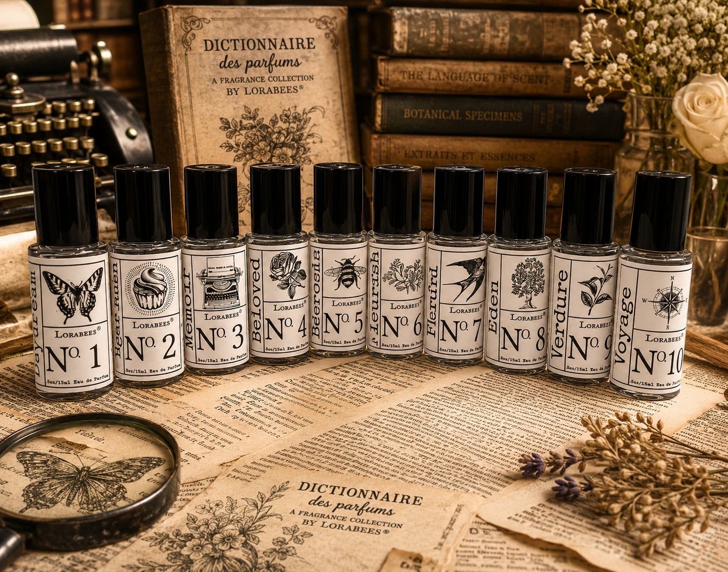 Lorabees Dictionnaire Des Parfum Roll On Oil Perfume