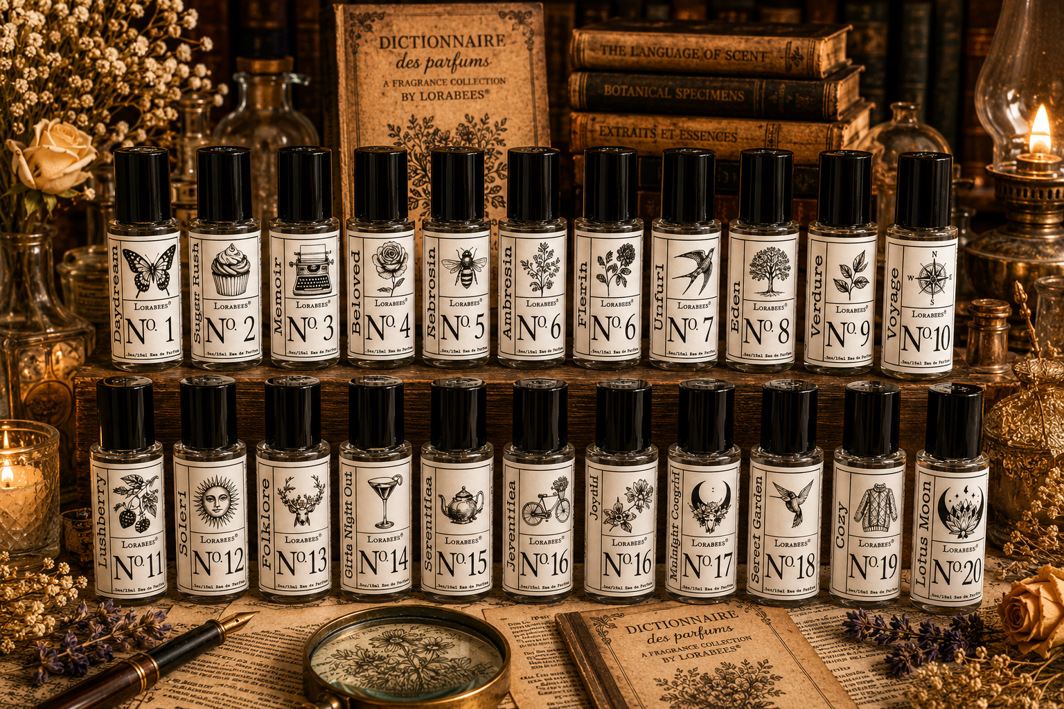 Lorabees Dictionnaire Des Parfum Roll On Oil Perfume