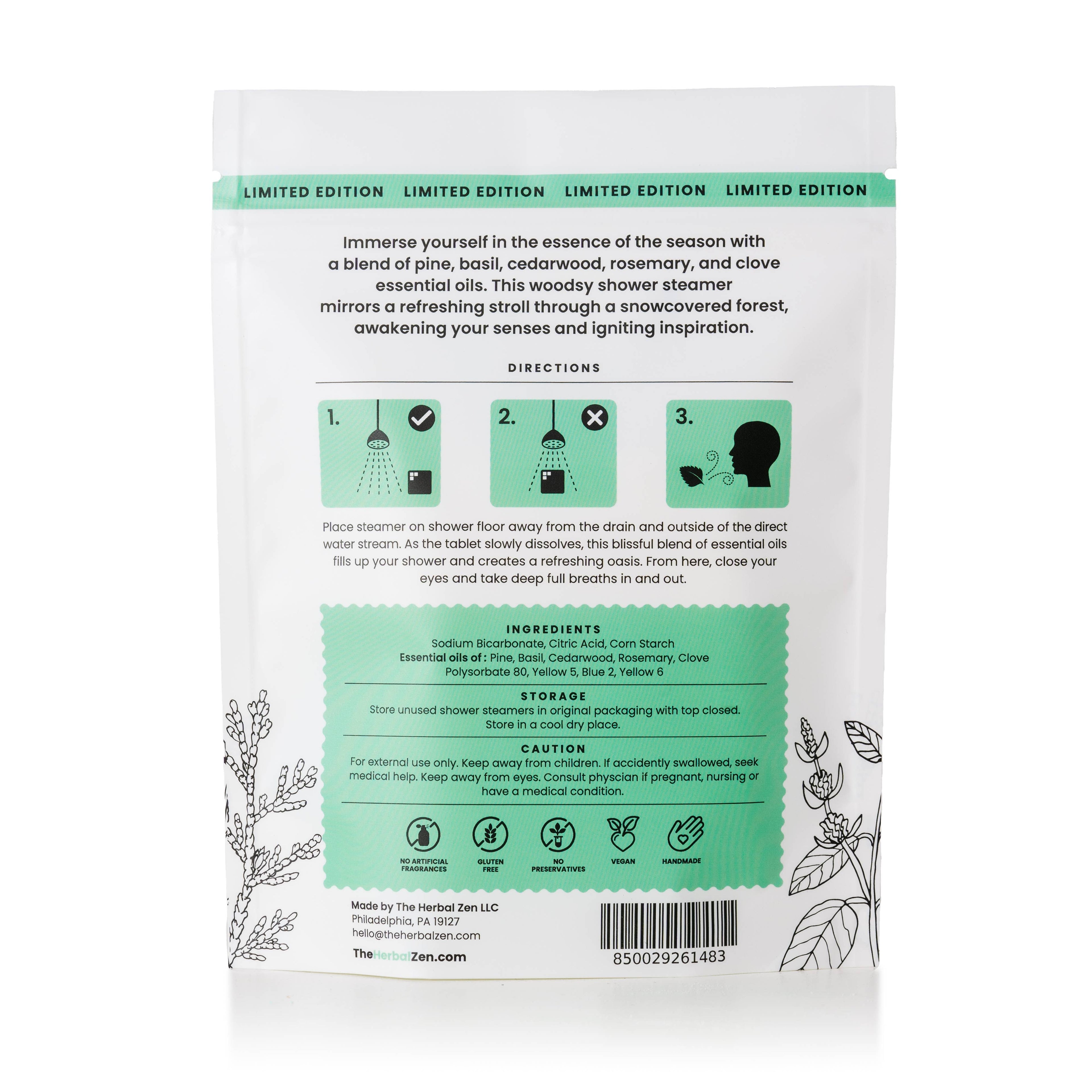 Winter Walk Shower Steamers – Evergreen Essential