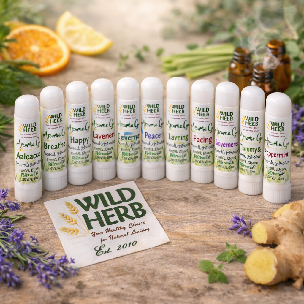 Aromatherapy Nasal Inhalers Pure Essential Oils Undiluted